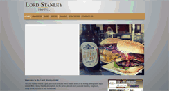 Desktop Screenshot of lordstanleyhotel.com.au